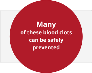 many-fact-rev Many of these blood clots can be safely prevented