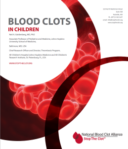 Blood Clots in Children