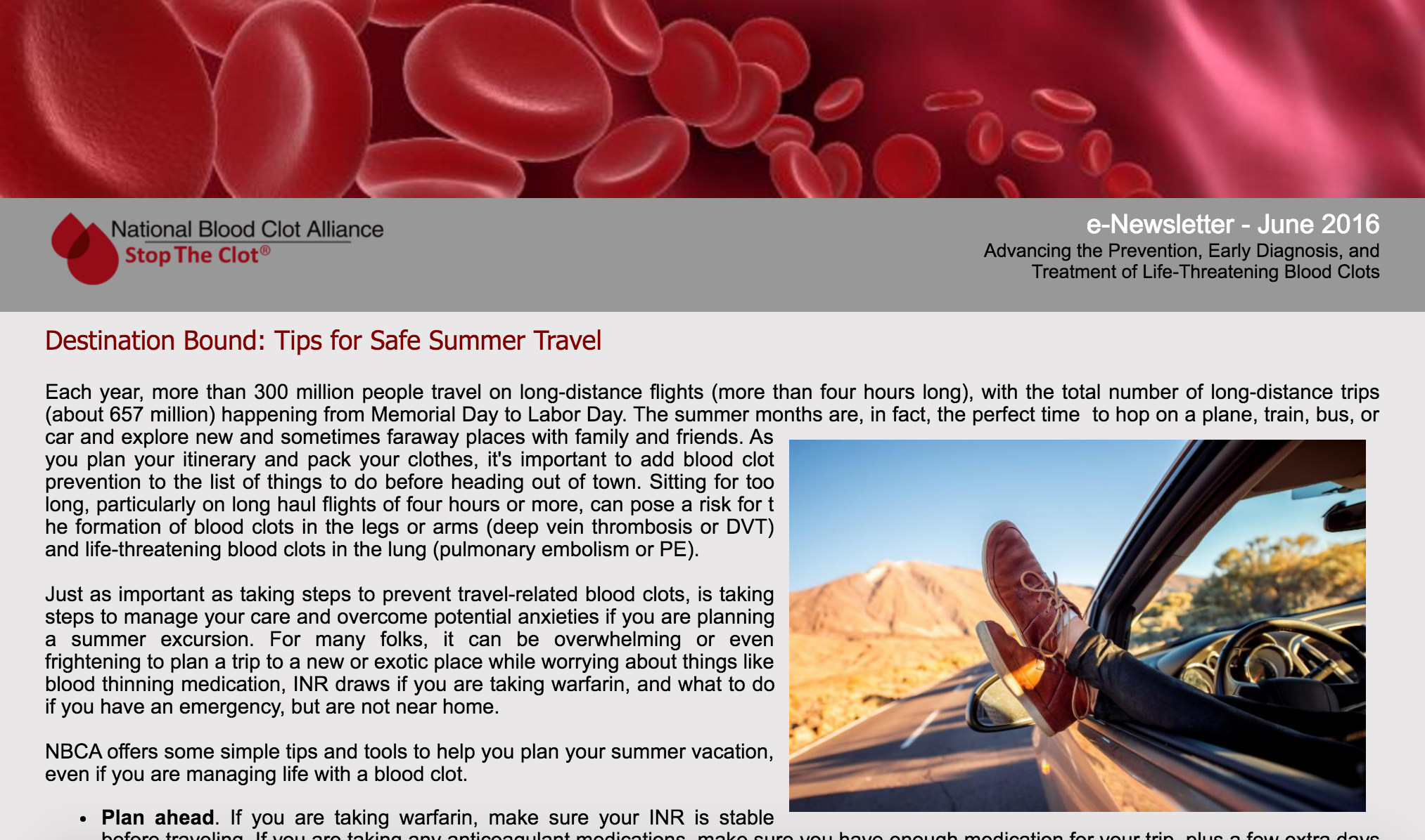 The Truth About Traveling Blood Clots