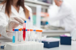 Scientist at work in a laboratory