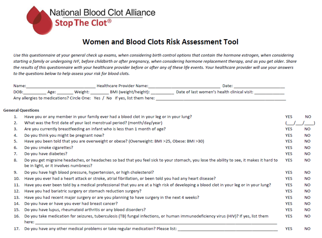 May is Women's Health Month - Blood Clots