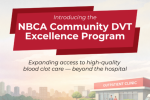 NBCA Community DVT Excellence Program Announcement Image