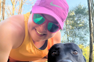 Melisa Pesha, a marathon runner and DVT survivor diagnosed with a massive blood clot caused by May-Thurner Syndrome and estrogen-based birth control.