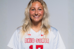 Chelsea Debevec, an Ohio State Women's lacrosse player and pulmonary embolism survivor diagnosed with PE and CTEPH during her freshman year of college.