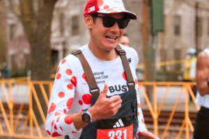 Sage Canaday, professional ultramarathon runner and bilateral pulmonary embolism survivor, diagnosed in spring 2021 after five weeks of symptoms were initially misdiagnosed as pneumonia.