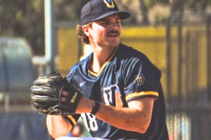 Caden Byers, a 23-year-old college baseball player diagnosed with bilateral pulmonary embolisms following a flight home from Hawaii, weeks before his college graduation.