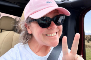 Melissa Fisk, blood clot survivor from Concord, New Hampshire, was diagnosed with a saddle Pulmonary Embolism (PE) and multiple Deep Vein Thromboses (DVTs) — believed to have been caused by hormone replacement therapy started for perimenopause symptoms.