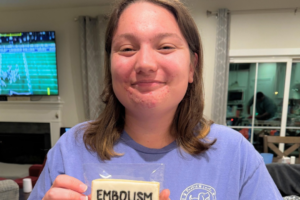 Sydney Kirby, a blood clot survivor from Glen Burnie, Maryland, was diagnosed with a DVT and pulmonary embolism at 21 after symptoms were dismissed as anxiety and hip bursitis.